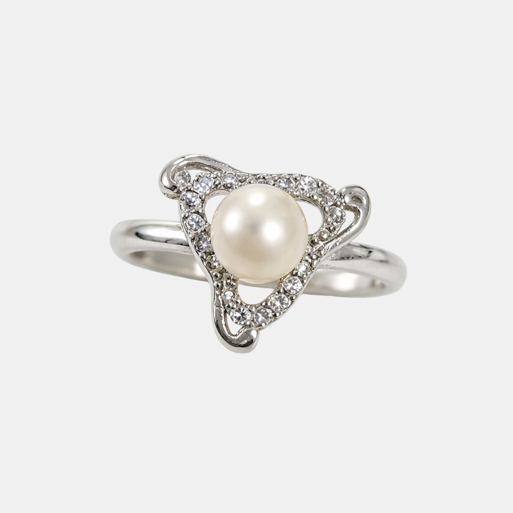 Celeste Trinity Freshwater Pearl Ring