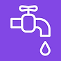 Logotipo de um blockchain faucet