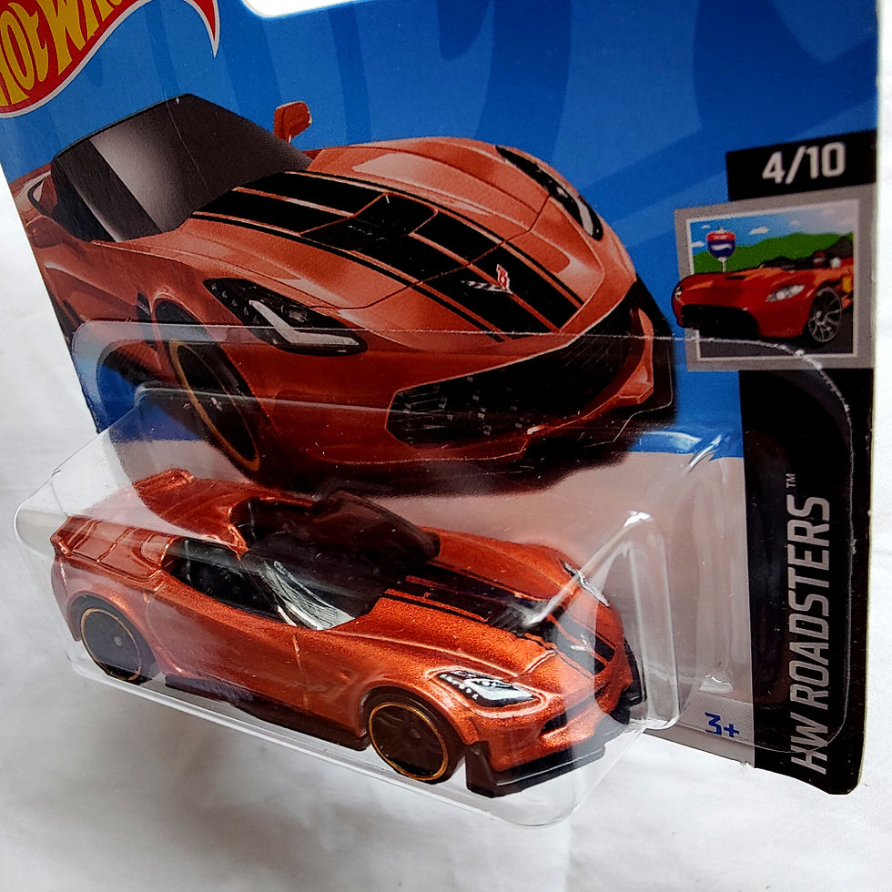 Hot Wheels HW Roadsters Series Corvette C7 Z06 Convertible Xe Mô Hình Chính Hãng Mỹ