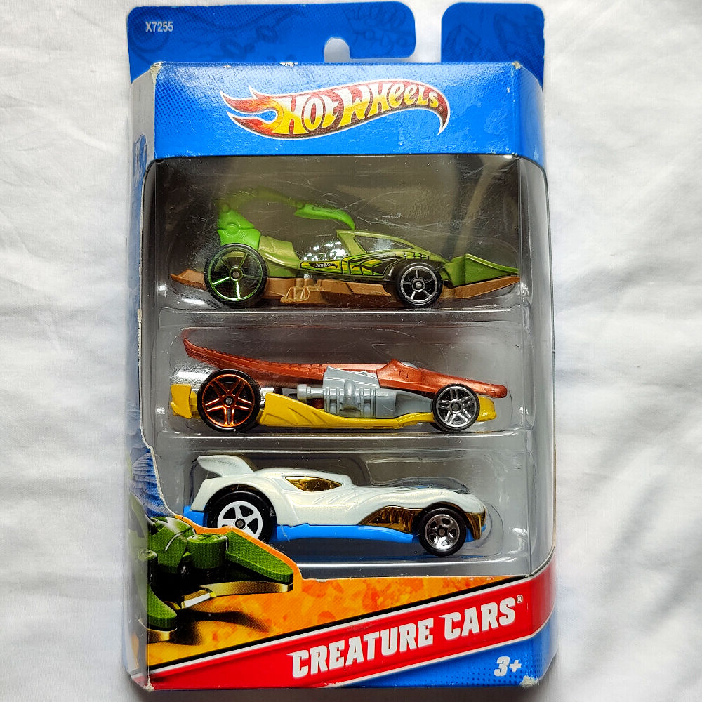 Hot Wheels Creature Cars Bộ 3 Xe Mô Hình Đồ Chơi