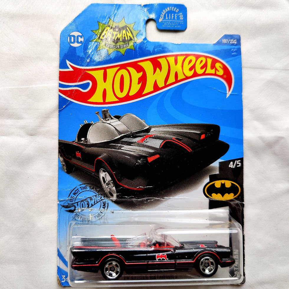 Hot Wheels TV Series Batmobile Batman Xe Mô Hình Đồ Chơi Chính Hãng Mỹ Lấy cảm hứng từ BATMOBILE, BATMAN GOTHAM