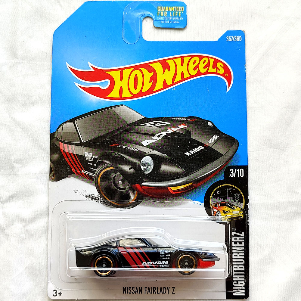 Hot Wheels Nightburnerz Series Nissan Fairlady Z Xe Mô Hình Đồ Chơi Chính Hãng Mỹ
