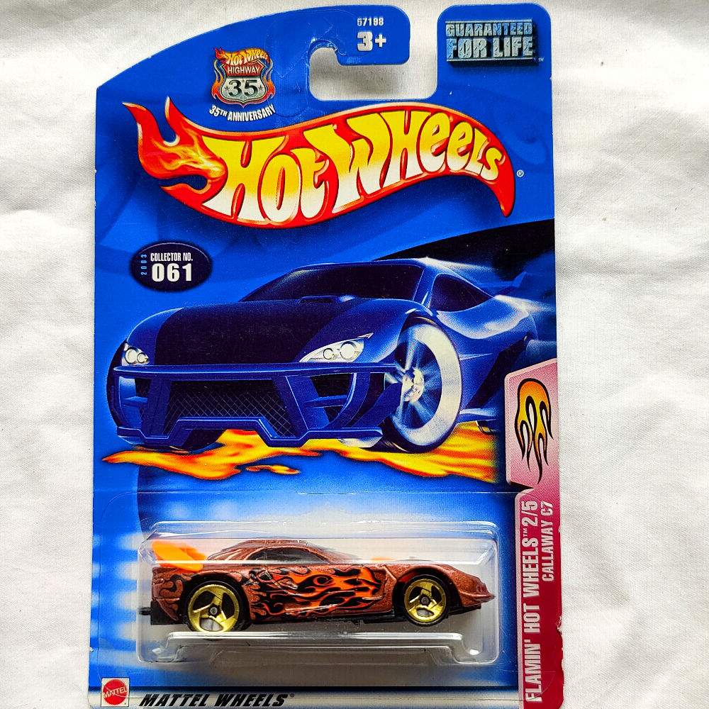 Hot Wheels Flamin' Hot Wheels Series Callaway C7