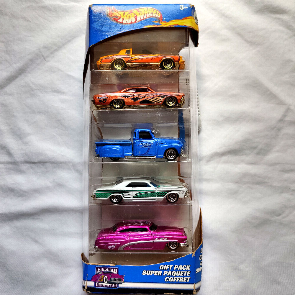 Hot Wheels Concrete Cruisers Bộ 5 Xe Mô Hình Đồ Chơi 1:64 chính hãng