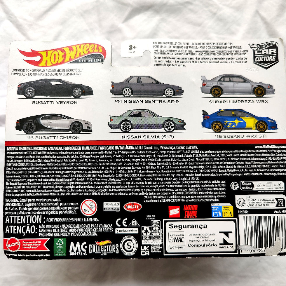 Thumbnail: Hot Wheels Premium Car Culture '16 Bugatti Chiron và Bugatti Veyron Xe Mô Hình Đồ Chơi Chính