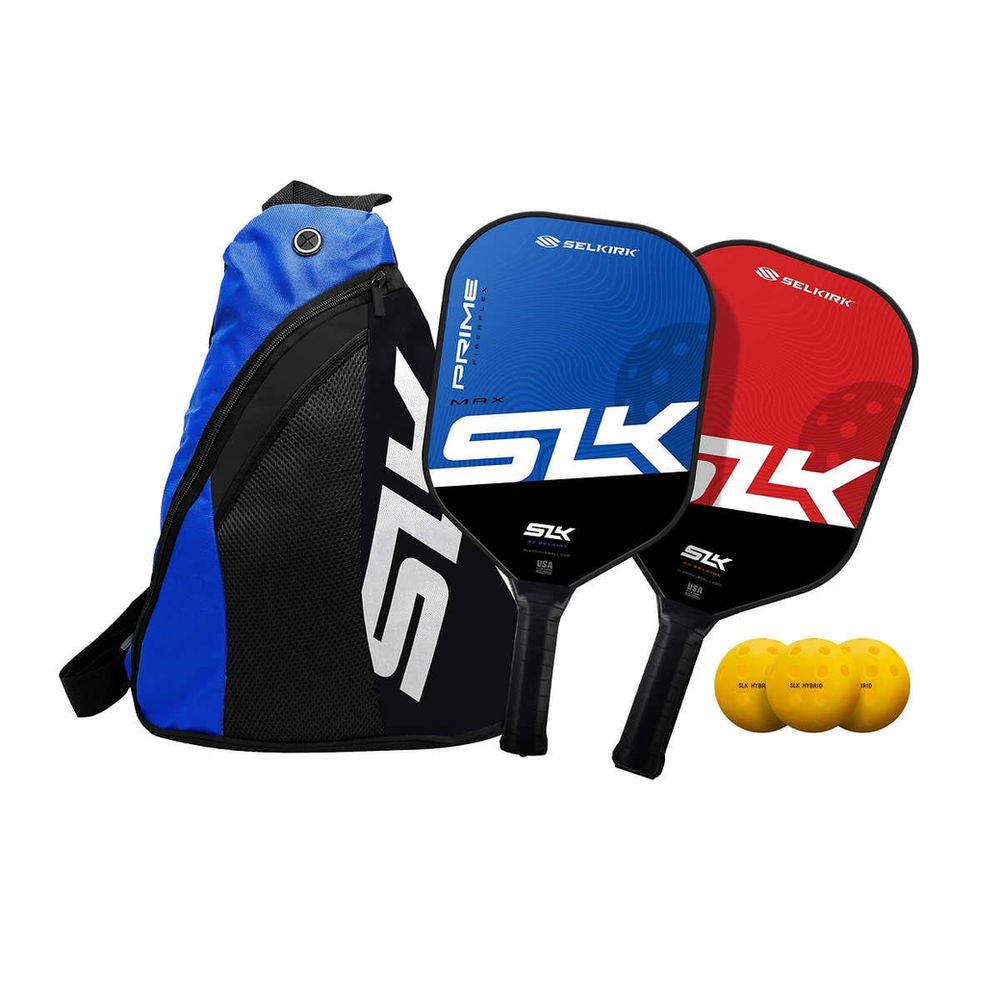 Bộ 2 Vợt Pickleball SLK Prime Max và 3 Bóng SLK Hybrid Chất Lượng Chính Hãng Mỹ