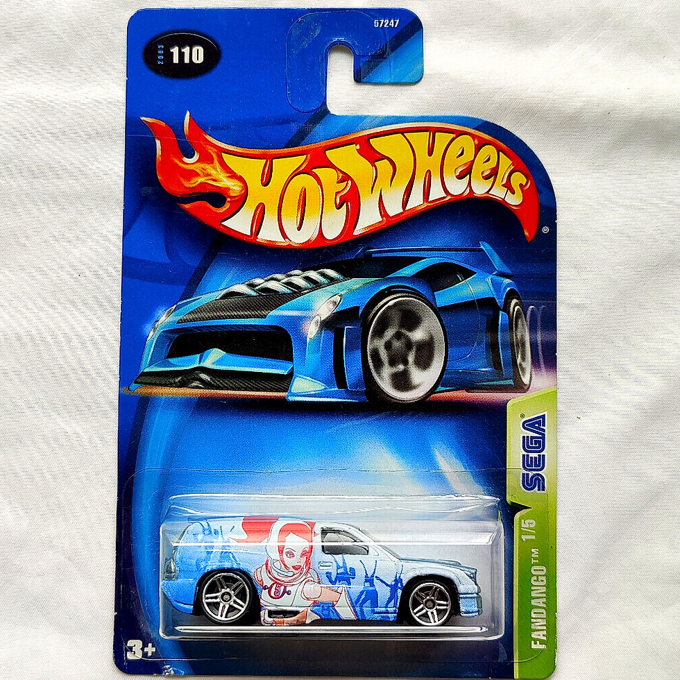 Hot Wheels Sega Games  Series Fandango mặt trước