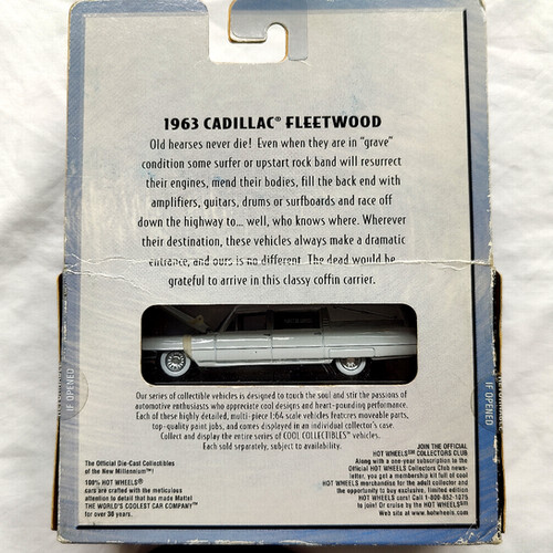 Hot Wheels 100% Hot Wheels Series '63 Cadillac Fleetwood LIMITED