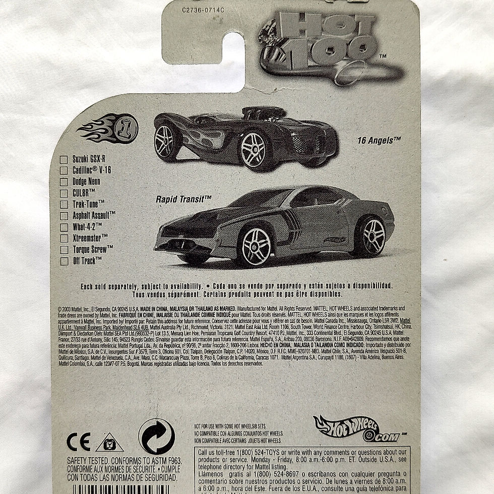 Thumbnail: Hot Wheels 2003 First Editions Series Audacious