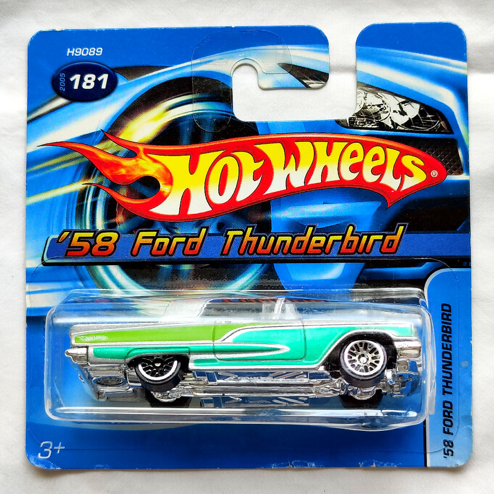 Hot Wheels Mainline Series '58 Thunderbird Xe Mô Hình Đồ Chơi Chính Hãng Mỹ