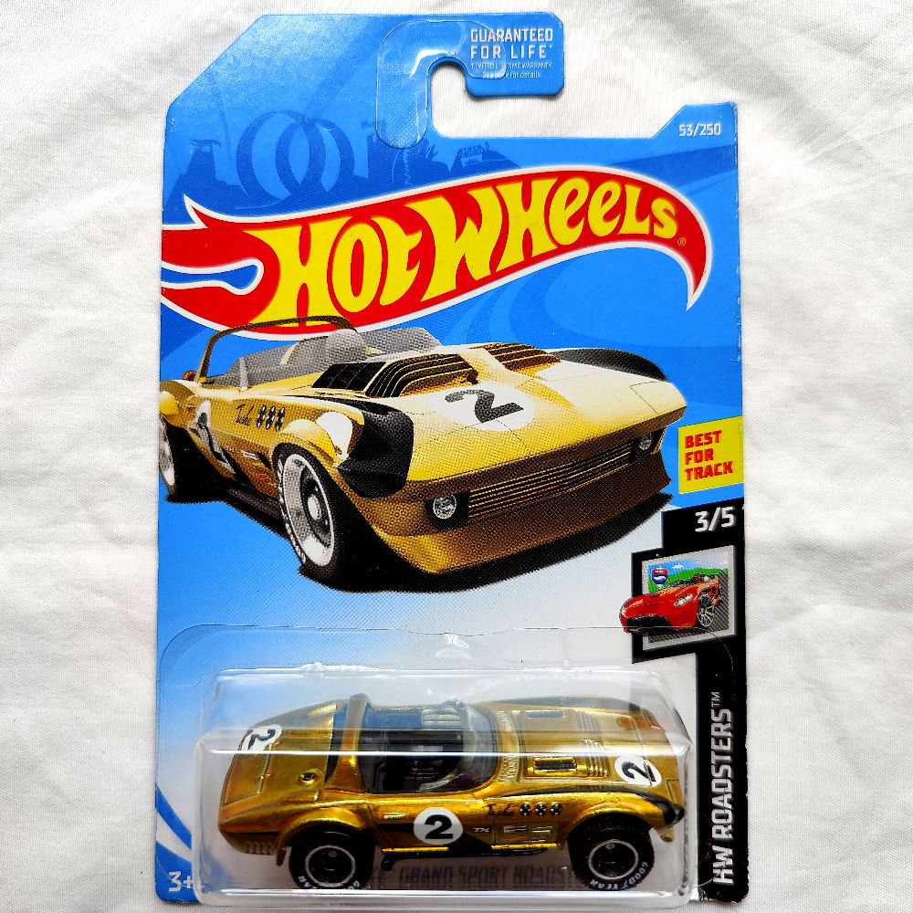 Hot Wheels HW Roadsters Series Corvette Grand Sport Roadster Siêu Xe Mô Hình Đồ Chơi Chính Hãng Mỹ