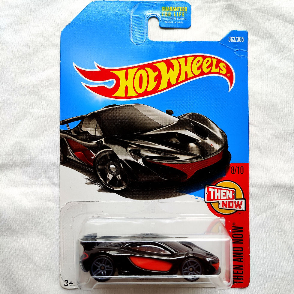 Hot Wheels Then and Now Series McLaren P1 Xe Mô Hình Đồ Chơi Chính Hãng Mỹ