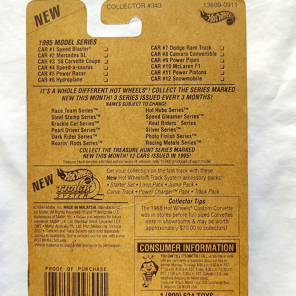 Hình thu nhỏ: Hot Wheels 1995 Model Series Speed Blaster