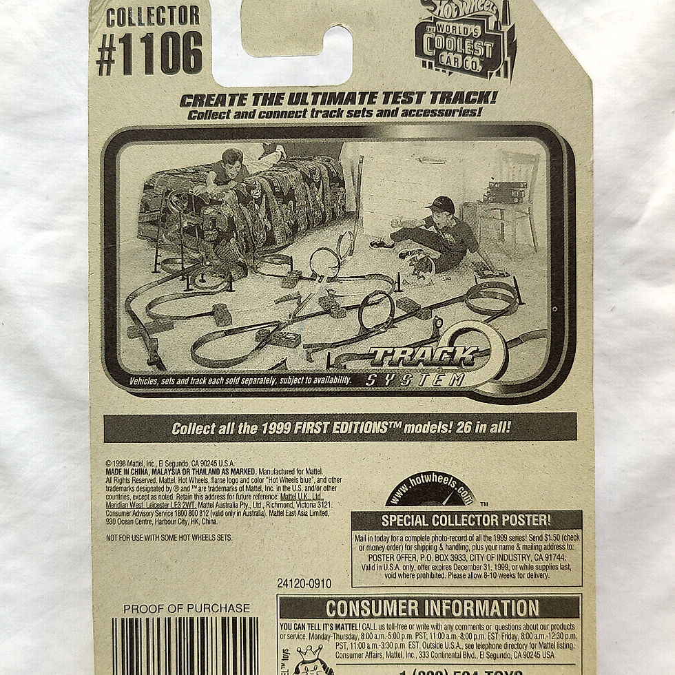 Thumbnail: Hot Wheels Mainline Series Go Kart mặt sau