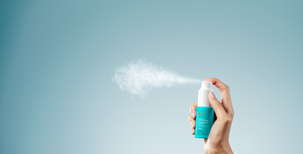 Moroccanoil Texture & Volume Powder for fine hair, lightweight root lift product with airy, voluminous finish