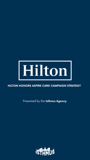 Hilton Honors Aspire Credit Card Full Campaign Booklet