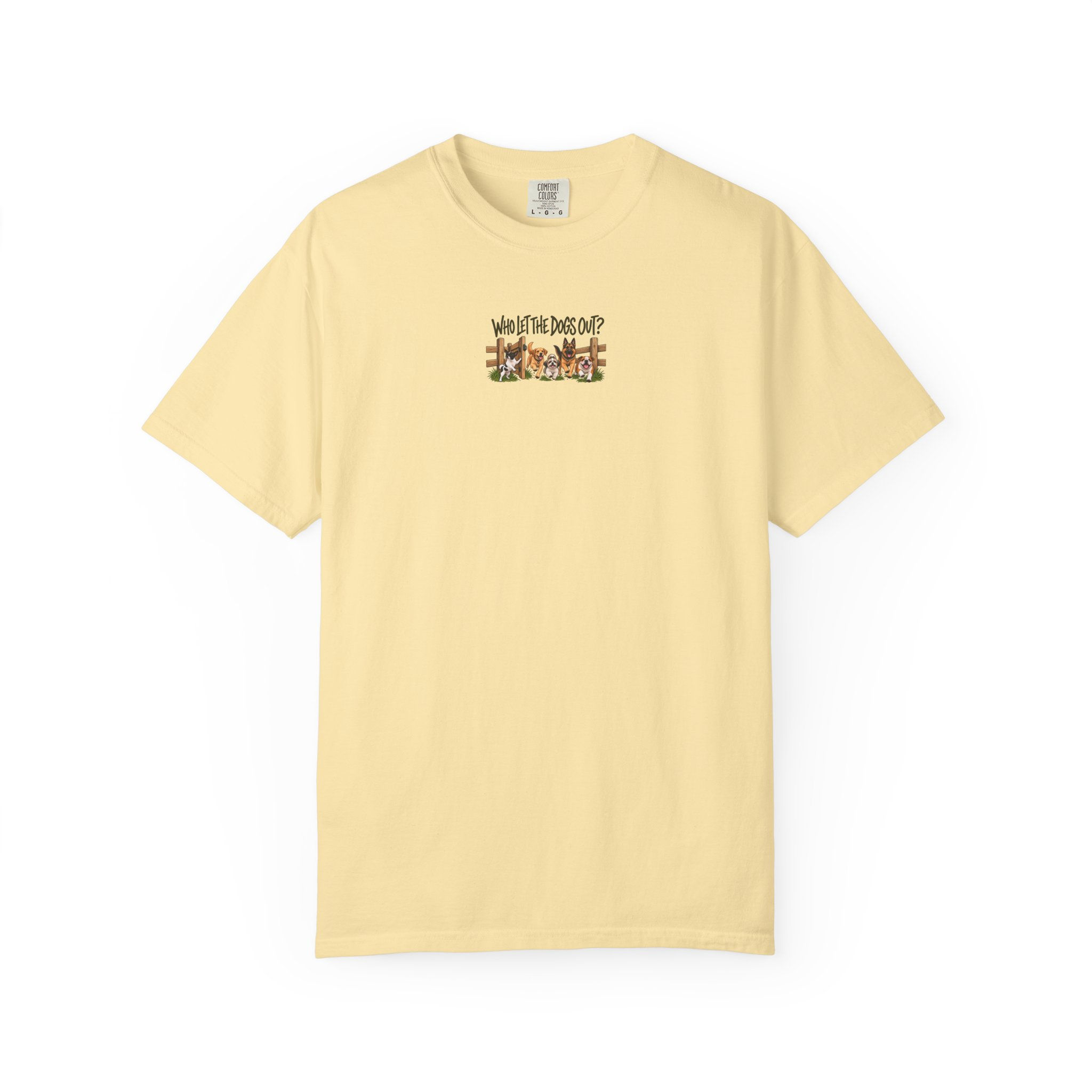 Carolina Fetch Rescue Doggone Sayings – “Who Let the Dogs Out?” Unisex Tee