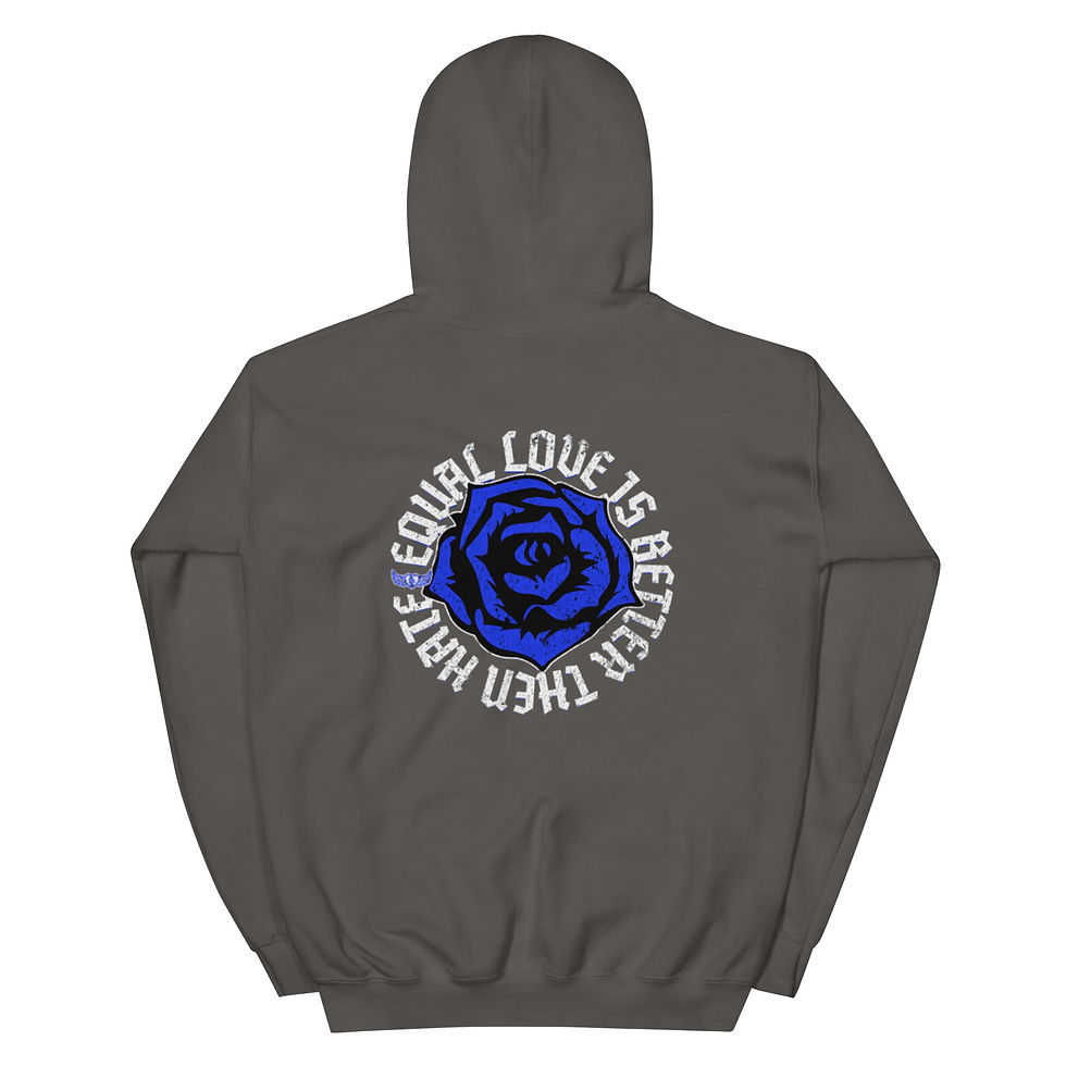 Thumbnail: BLUE ROSE Unisex Hoodie
