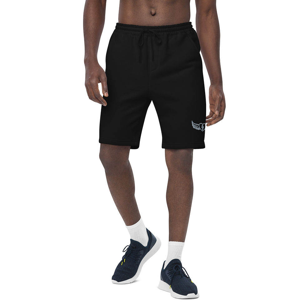 Thumbnail: OLE embroidered Men's fleece shorts