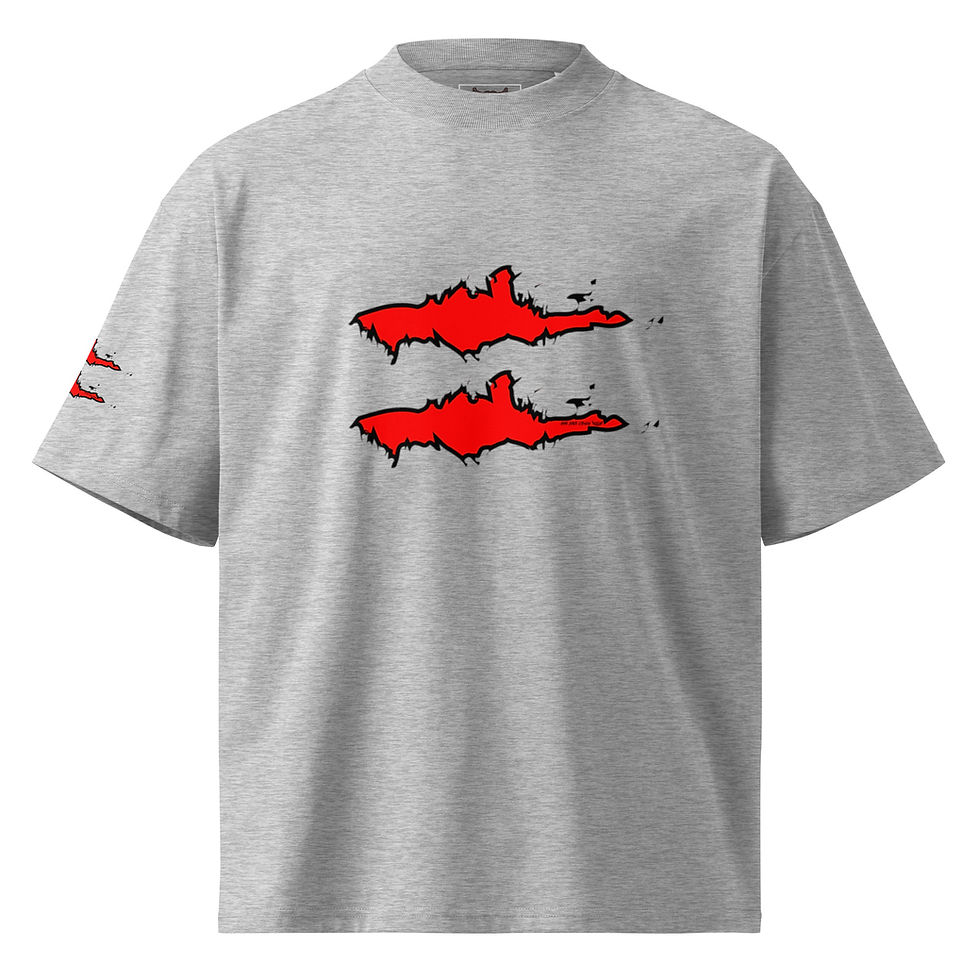 Thumbnail: EQUAL Unisex organic oversized high neck t-shirt