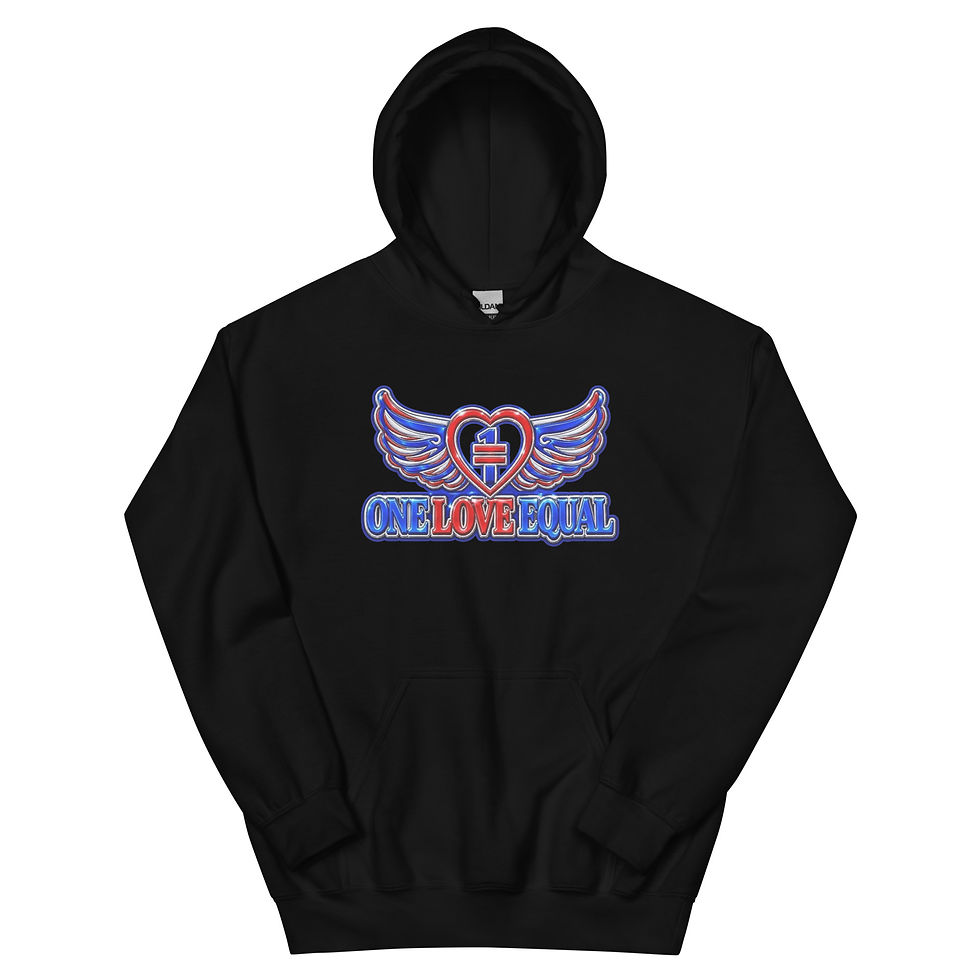 Thumbnail: OneLoveEqual Unisex Hoodie