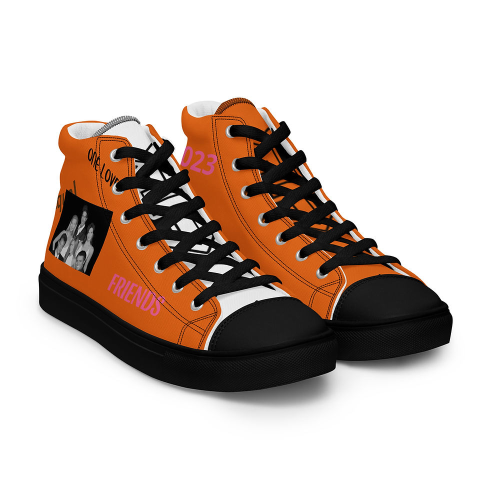 Thumbnail: OLE Men’s high top canvas shoes