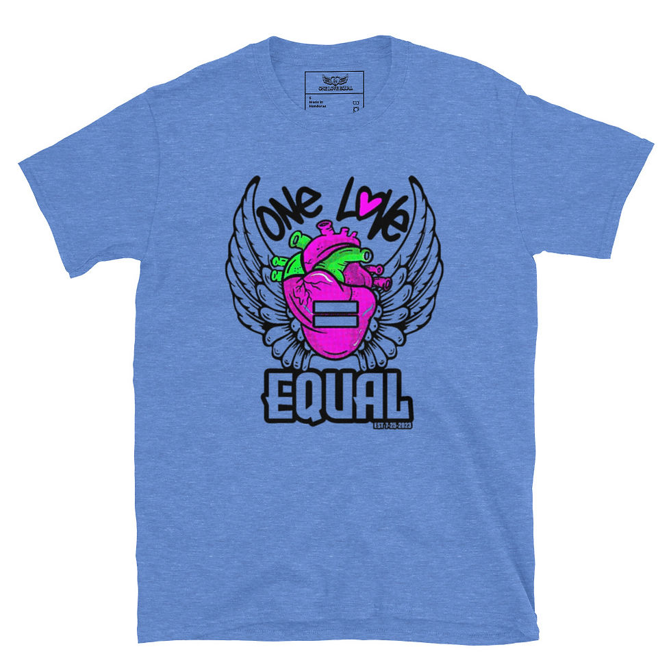 Thumbnail: Pink Heart Short-Sleeve Unisex T-Shirt