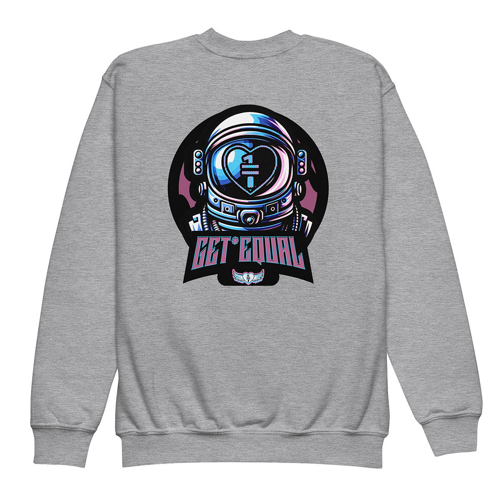 Thumbnail: Do More Youth crewneck sweatshirt