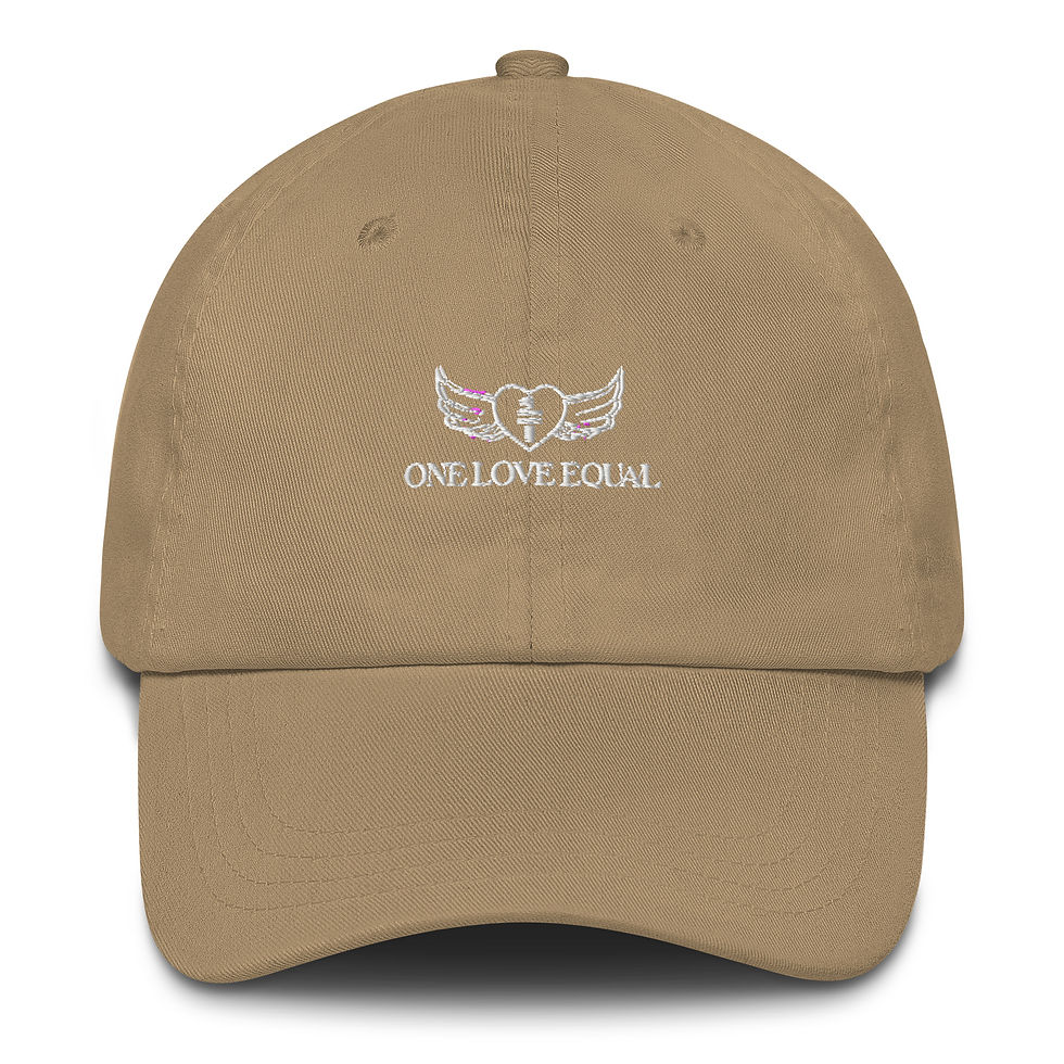 Thumbnail: Embroidered white LOGO Dad hat