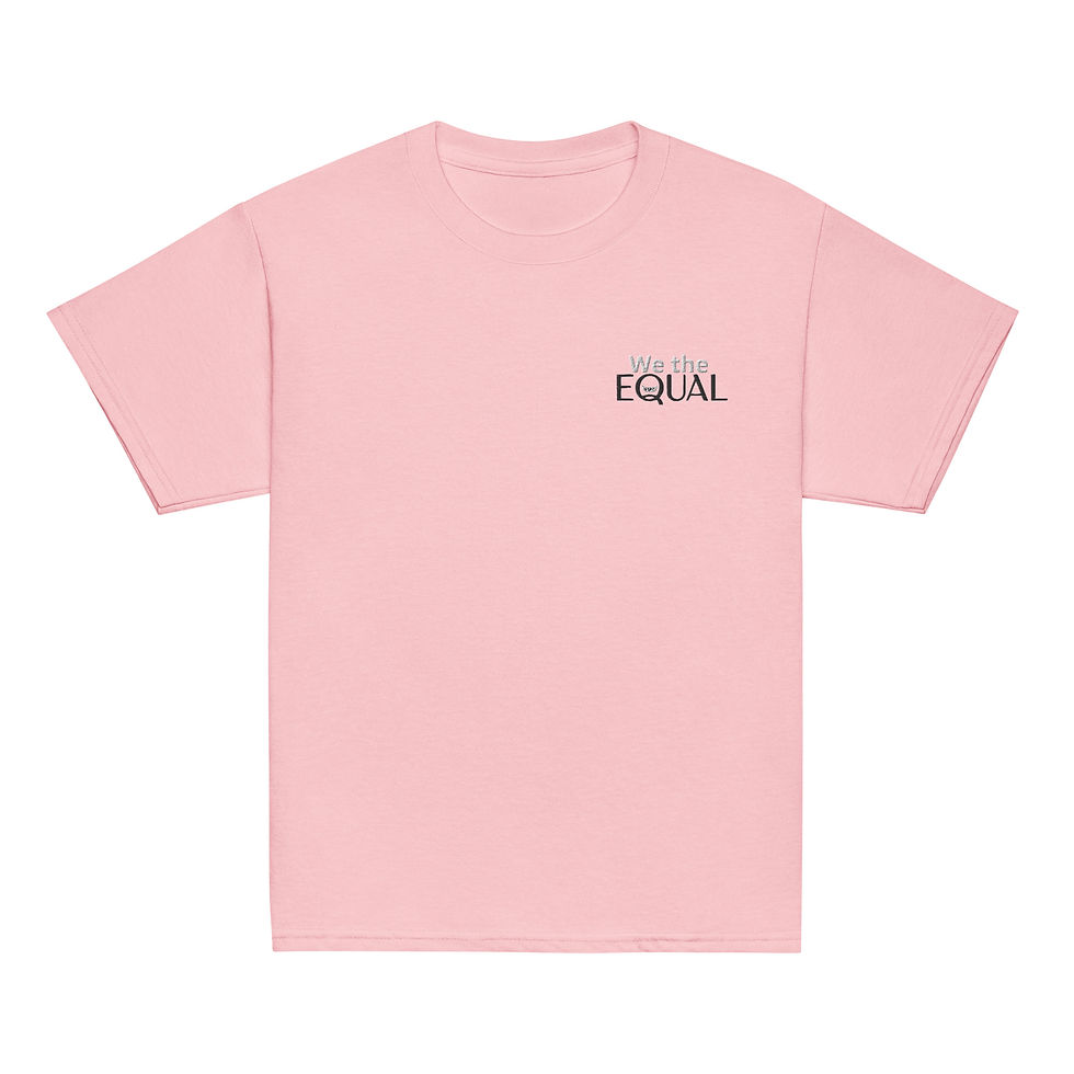 Thumbnail: embroidered We the EQUAL Youth classic tee