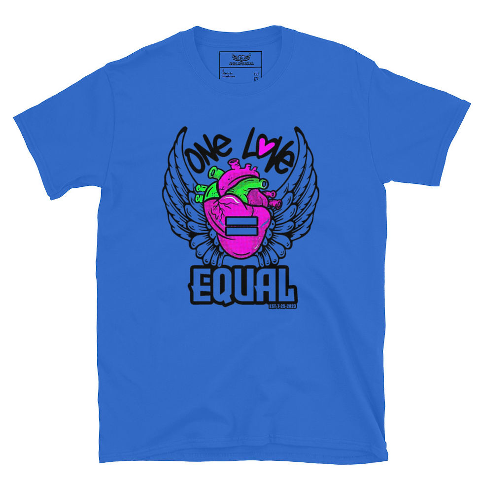 Thumbnail: Pink Heart Short-Sleeve Unisex T-Shirt