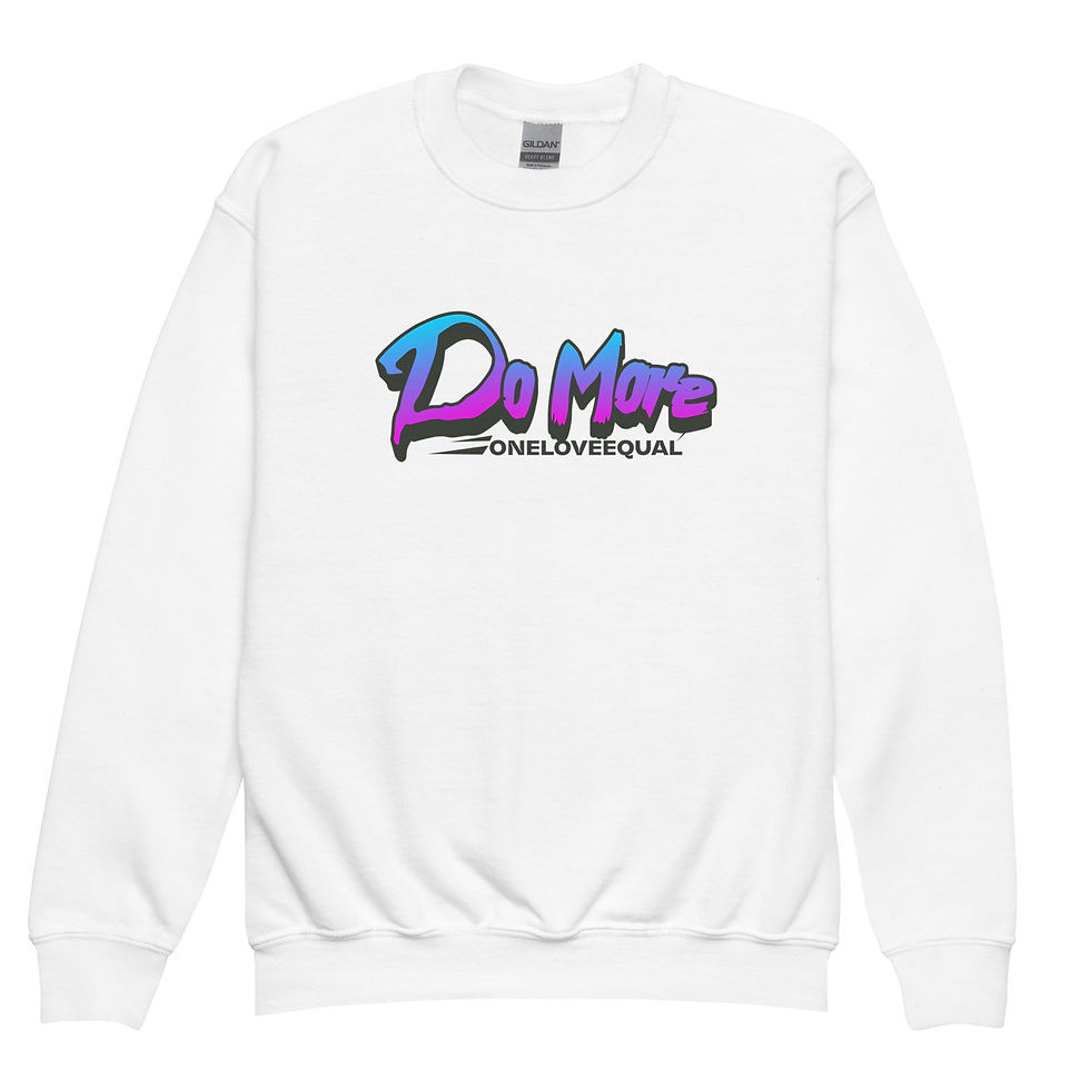 Do More Youth crewneck sweatshirt