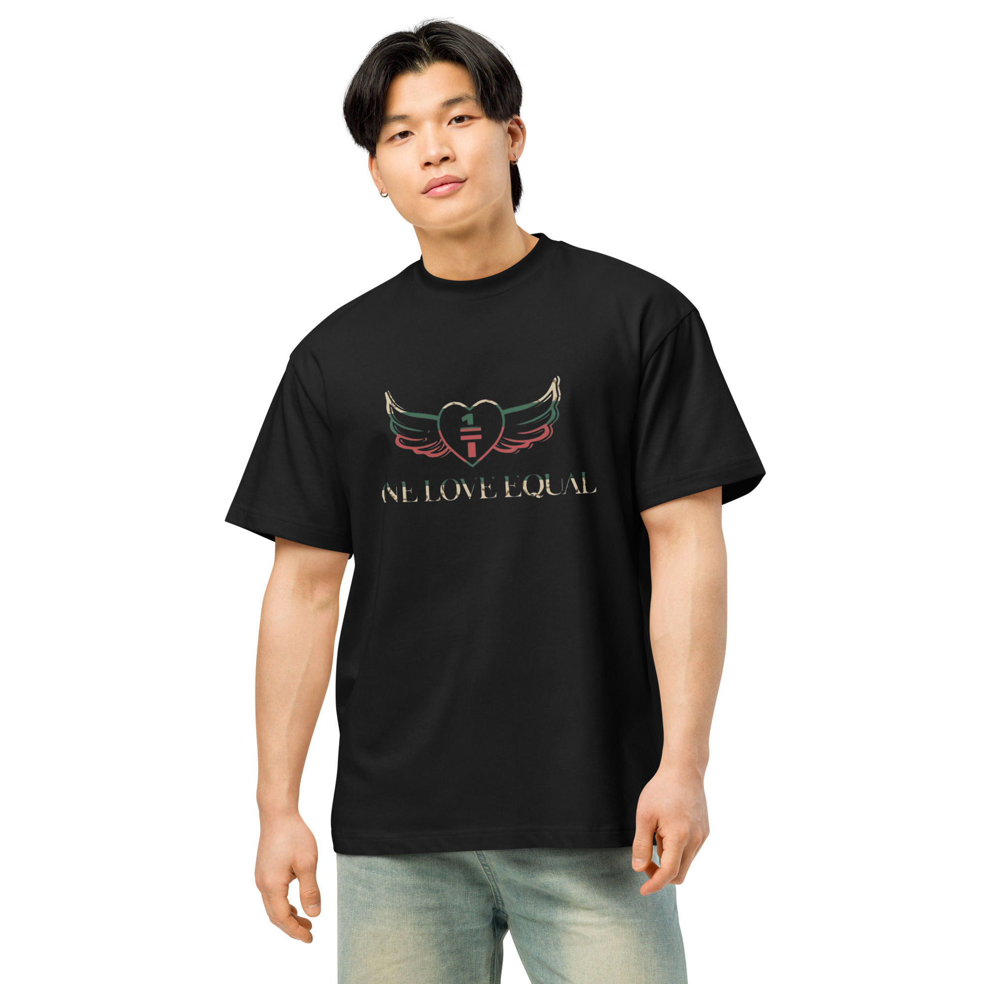 ONE LOVE EQUAL Men’s box tee