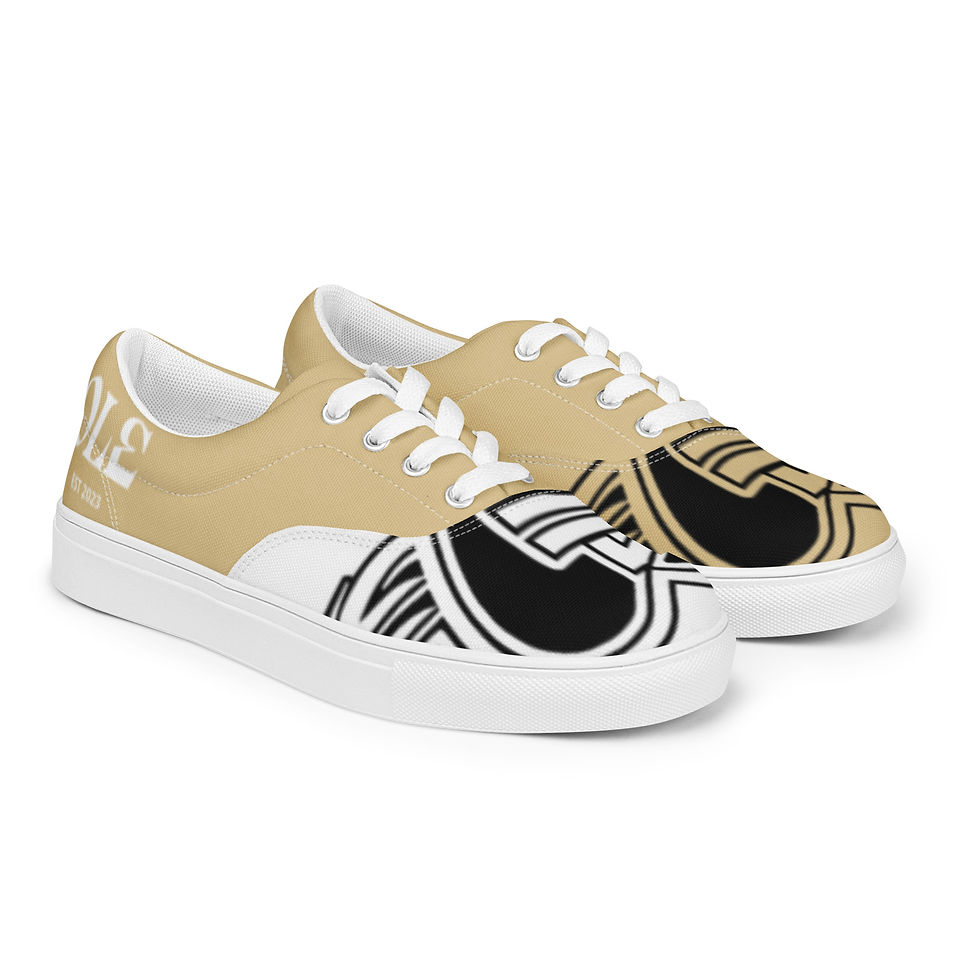 Thumbnail: 1 HEART Men’s lace-up canvas shoes
