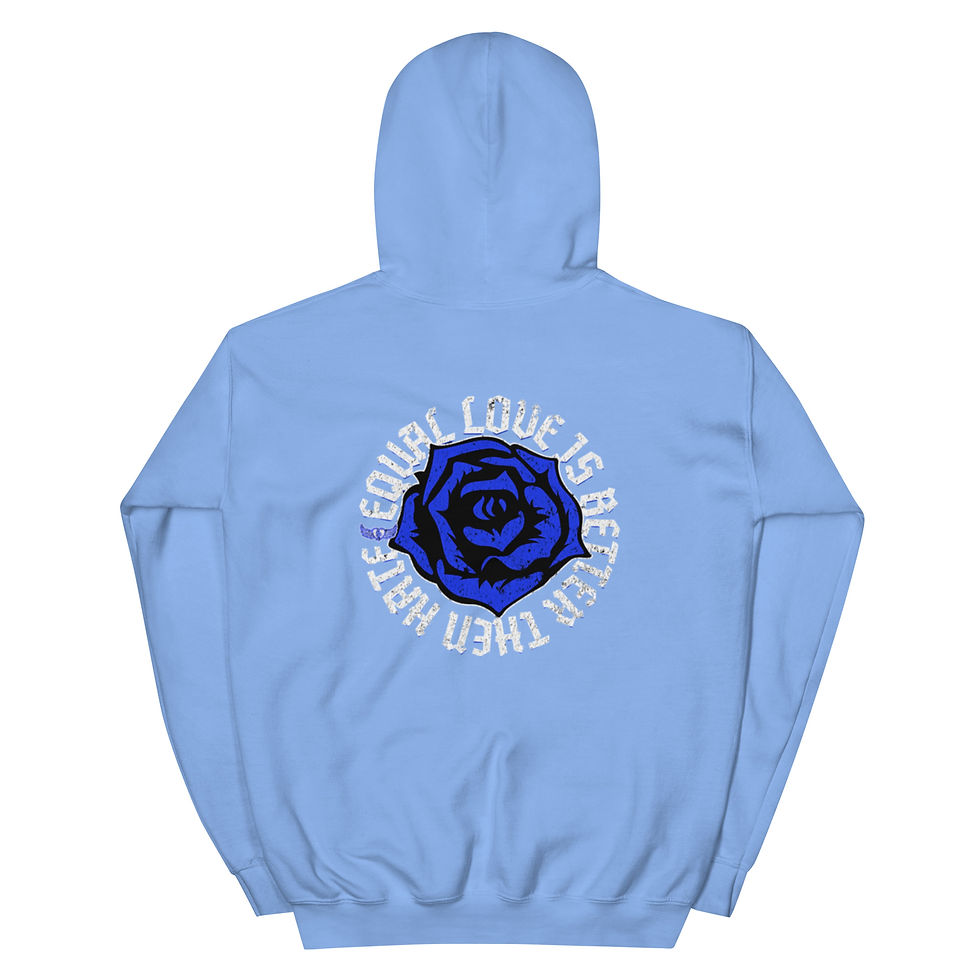 Thumbnail: BLUE ROSE Unisex Hoodie