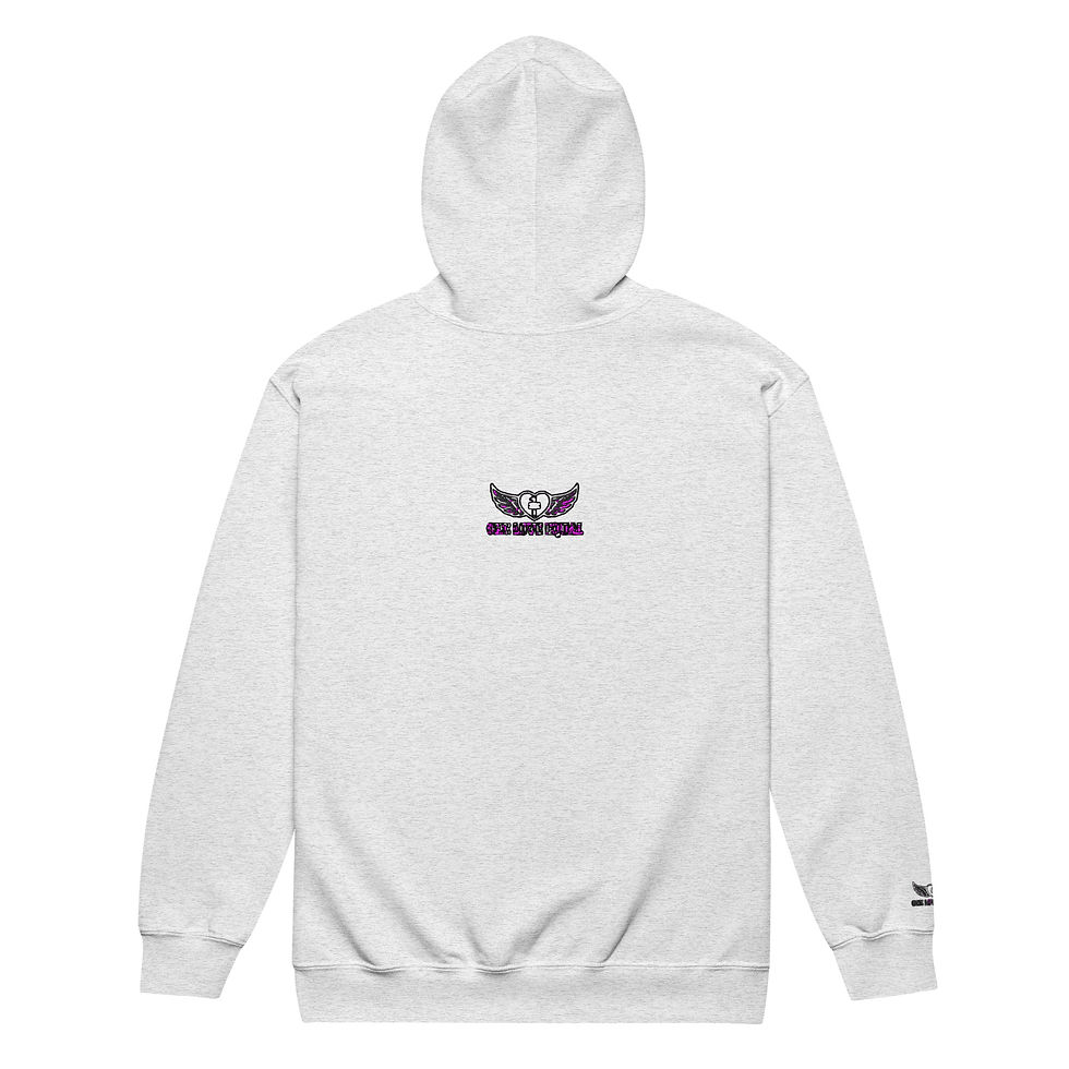 Thumbnail: Embroidered Black OLE logo Unisex heavy blend zip hoodie