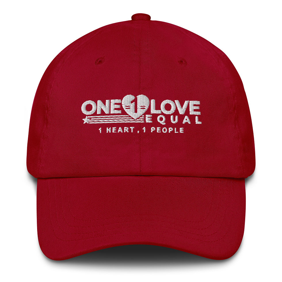 Thumbnail: Embroidered 1 heart, 1 people Embroidered 1 heart, 1 people Dad hat