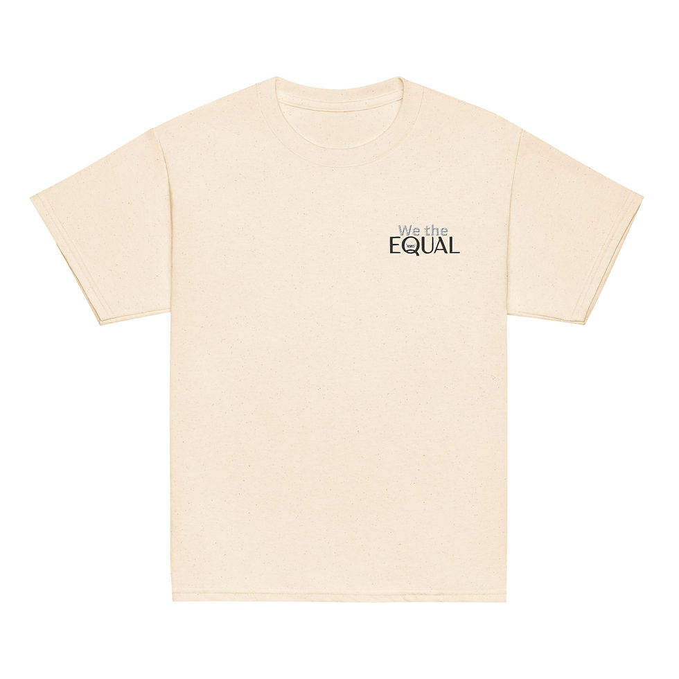 Thumbnail: embroidered We the EQUAL Youth classic tee