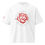 Thumbnail: RED ROSE Unisex organic oversized high neck t-shirt