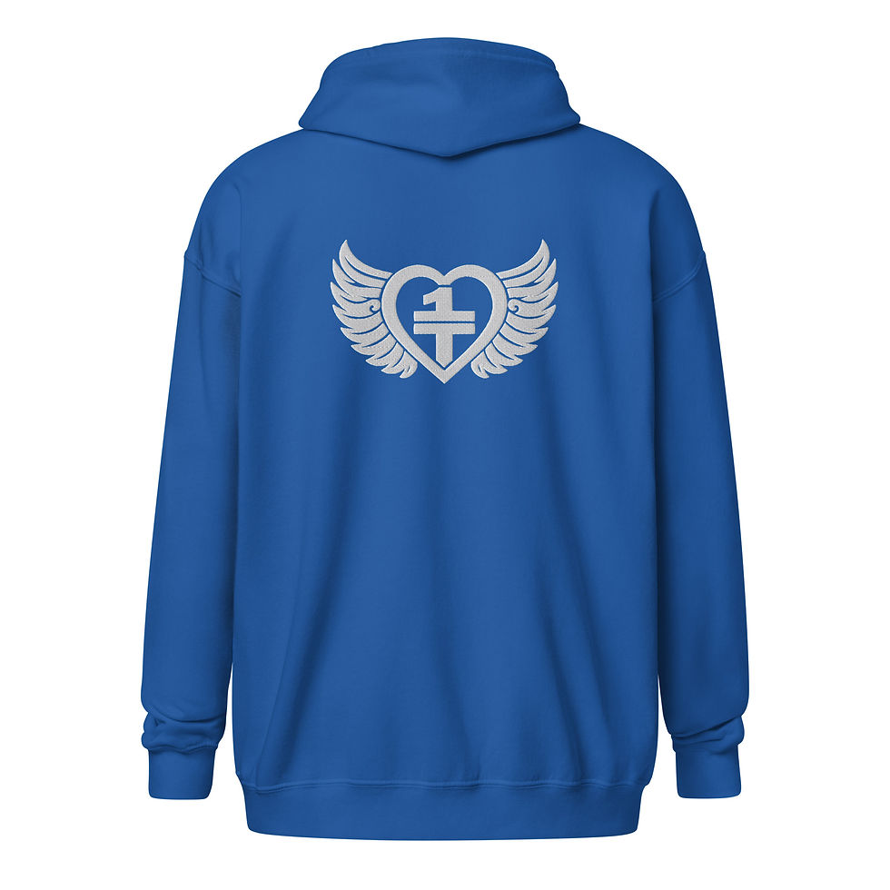 Thumbnail: Embroidered One Love Equal Unisex heavy blend zip hoodie