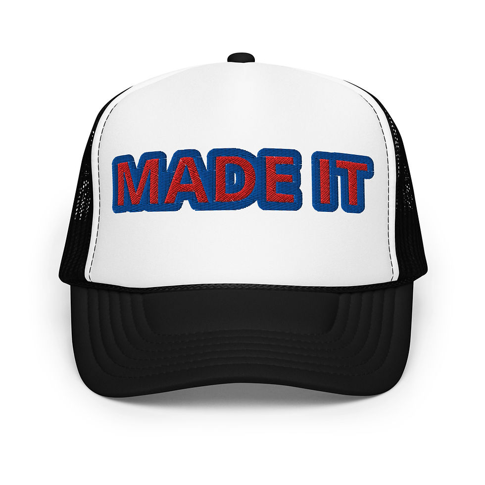 Thumbnail: Embroidered MADE IT Foam trucker hat