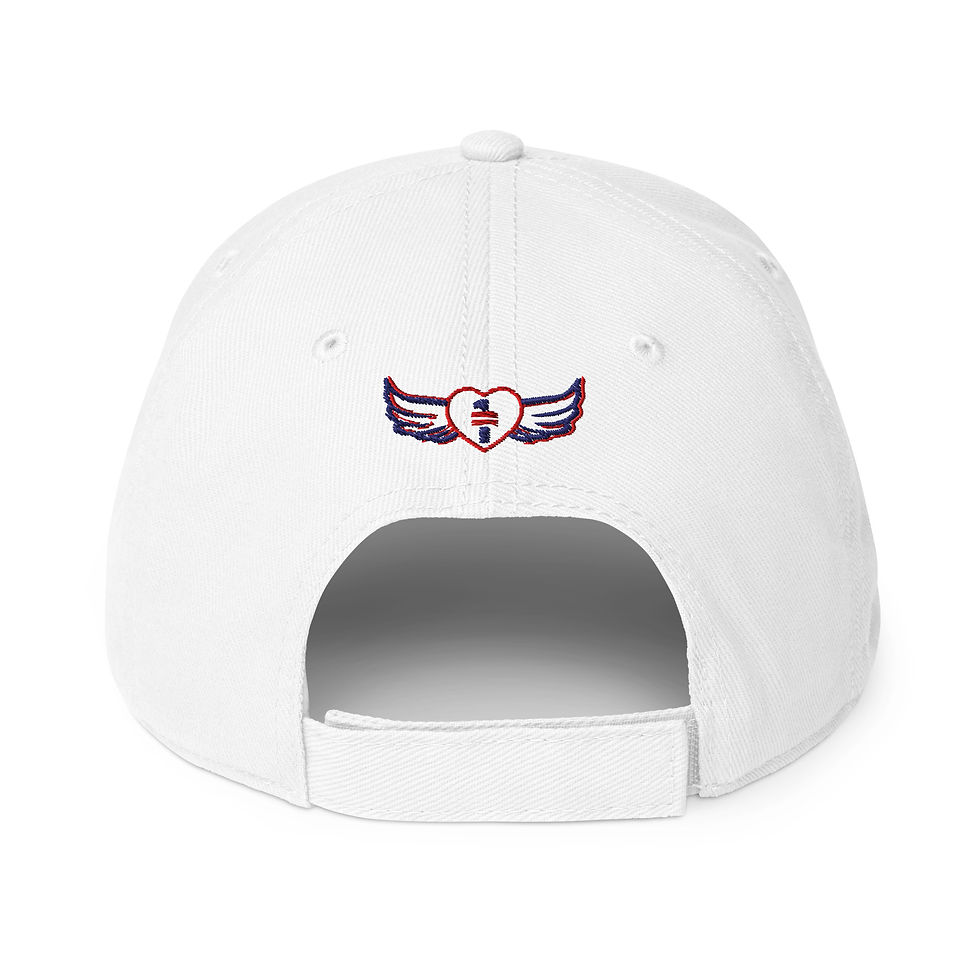 Thumbnail: embroidered 1 heart, 1 people Low-profile baseball cap