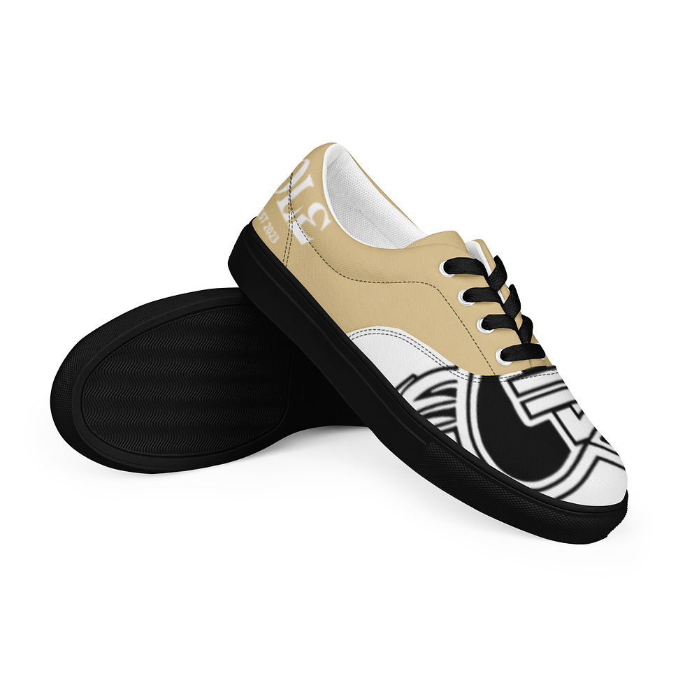 Thumbnail: 1 HEART Men’s lace-up canvas shoes
