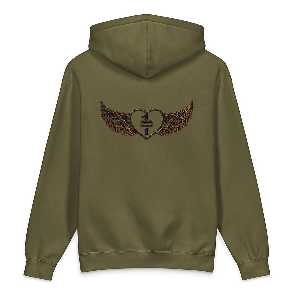 Thumbnail: One love equal Unisex Heavyweight Hooded Sweatshirt 