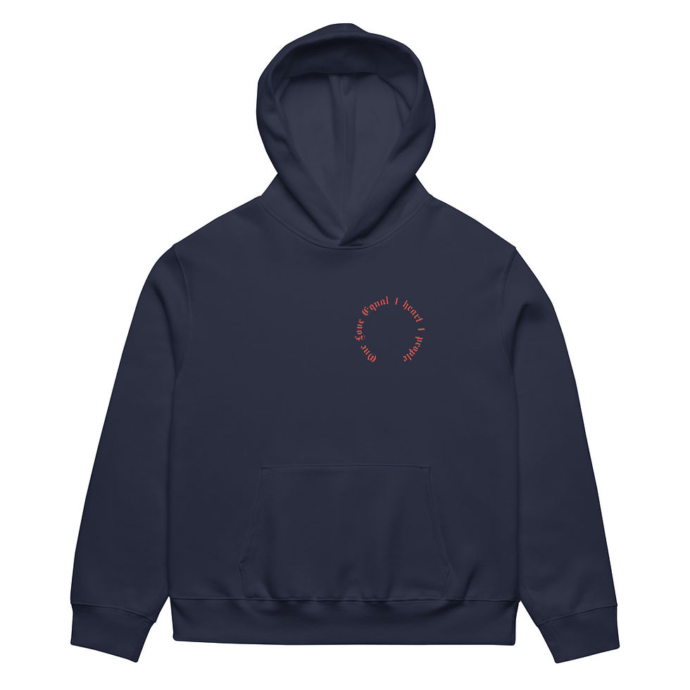 Thumbnail: Oneloveequal Oversized heavyweight hoodie