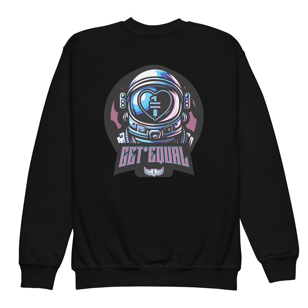 Thumbnail: Do More Youth crewneck sweatshirt