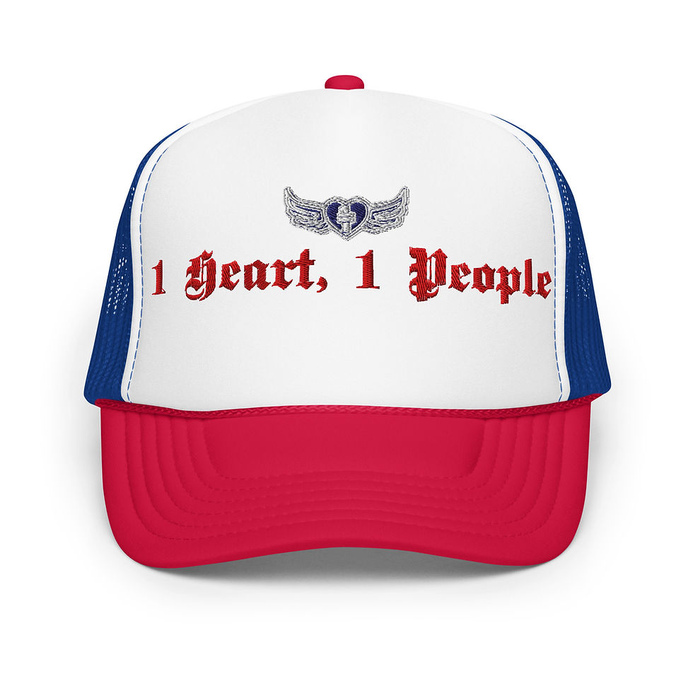 ONELOVEEQUAL embroidered Foam trucker hat