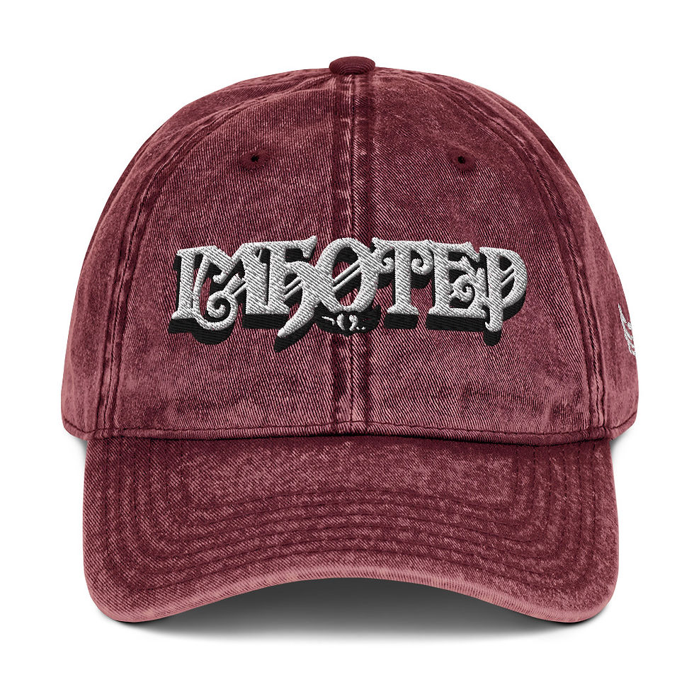 Thumbnail: IMHOTEP embroidered Vintage Cotton Twill Cap