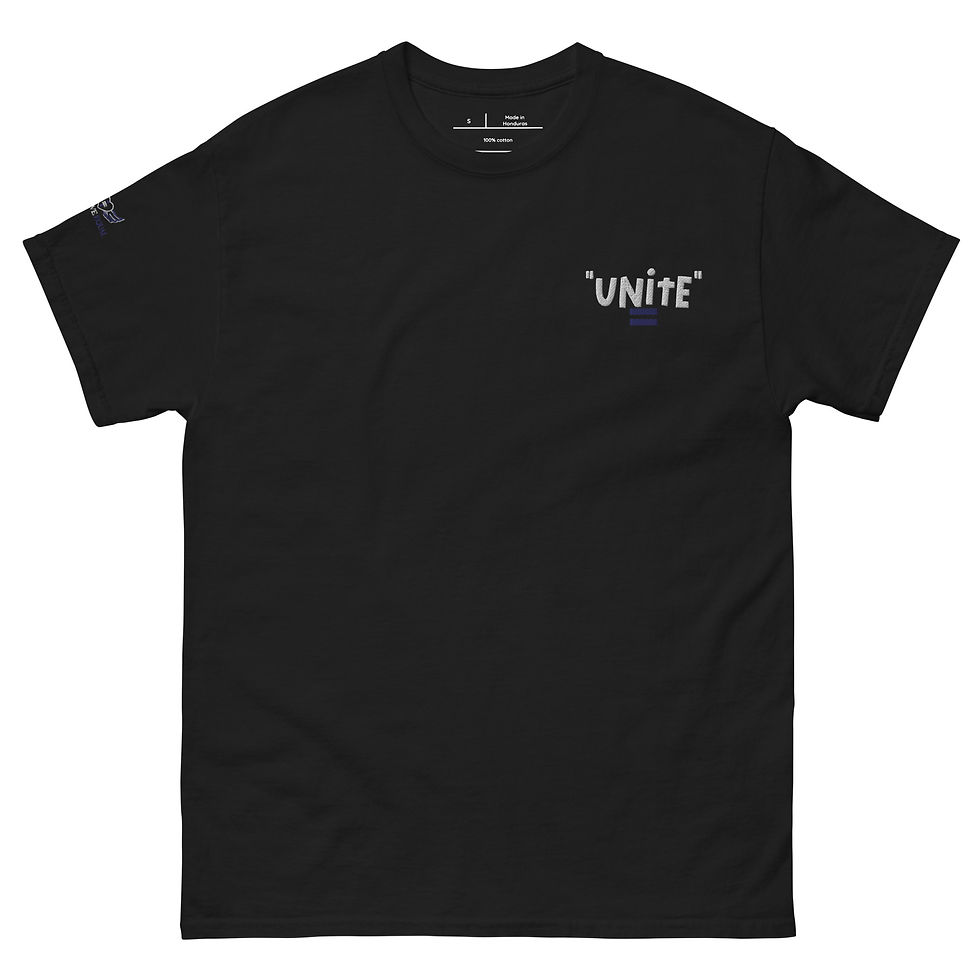 Thumbnail: Embroidered UNITE Unisex classic tee