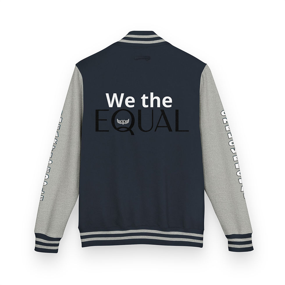 Thumbnail: We The EQUAL Heavyweight letterman jacket